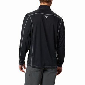 Columbia PFG Low Drag™ 1/4 Zip Herr Svarta (MHEBK3012)